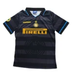 97-98 Inter Mailand Ronaldo #10 Retro-Trikot Europa League Auswärts - Immagine 2