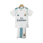 Real Madrid 17/18 Heimtrikot im Retro-Stil für Kinder – Fußballtrikot