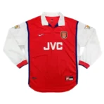 98-99 Arsenal Bergkamp #10 Retro-Trikot mit langen Ärmeln - Imagen 2