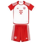 23-24 Kids Bayern Munich Home Jersey Kit(Jersey+Shorts+Socks) – Bild 2