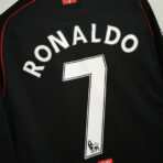 07-08 Retro Long Sleeve Manchester United #7 Ronaldo Third  Away Soccer Jersey – Bild 8