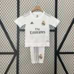 Real Madrid 15-16 Home Retro Kids Kits Children Sets Football Jersey - Image 2