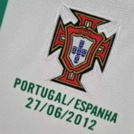 2012 Portugal Retro Jersey Away Long Sleeve – Bild 6