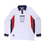 1998 England Retro-Langarmtrikot, Heimtrikot-Replik, Weltmeisterschaft