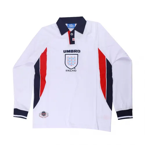1998 England Retro-Langarmtrikot, Heimtrikot-Replik, Weltmeisterschaft