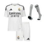 Kids Real Madrid Custom Home Full Soccer Kits 2024-25