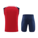 Átletico Madrid – Ärmelloses Trainingsset (Oberteil + Shorts) Rot 2023–24 - Image 2