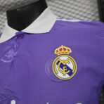 2025-26 Real Madrid Men's Polo Shirt Purple - Image 5