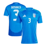 Italy Home Jersey CHIESA #14 BARELLA #18 DIMARCO #3 EURO 2024