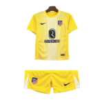 Atlético Madrid – Gelbes Kinder-Torwart-Set – Fußballtrikot 25–26