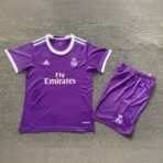 Real Madrid16-17 Away Retro Kids Kits Children Sets Football Jersey – Bild 5