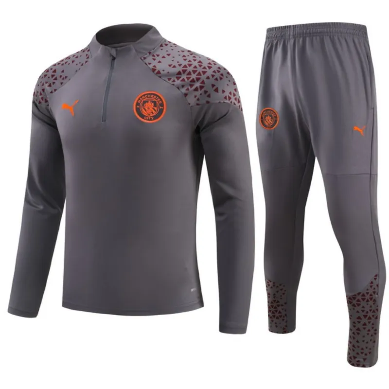 5d45ec4bd0 Kids Manchester City Zipper Sweatshirt Kit(Top+Pants) 2023/24 - Imagen 1
