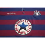 Newcastle Retro-Trikot, langärmelig, Auswärtstrikot 1995/96 - Immagine 4