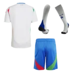 Italy Away Whole Kit(Jersey+Shorts+Socks) Euro 2024 - Imagen 2