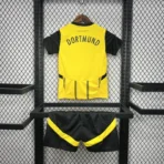 24-25 Borussia Dortmund Home Kids Kit Jersey+Shorts - Image 4