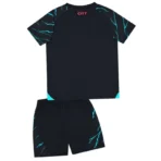 2023/24 Kids Manchester City Third Away Kit Jersey+Shorts - Immagine 2