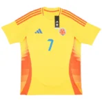 Colombia Nation Home L.Díaz #7 James #10 Football Jersey Copa America 2024 - Immagine 3