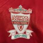 Liverpool Retro Jersey Home Centenary Shirt 1992-93 - Imagen 4
