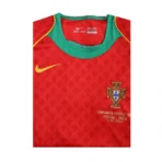 2004 Portugal Retro Jersey Home Euro Cup - Image 8