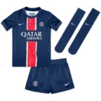 PSG-Heimtrikots für Kinder – Komplettsets (Trikot + Shorts + Socken) 2024–25