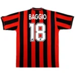 AC Mailand BAGGIO #18 Retro-Heimtrikot 1996/97