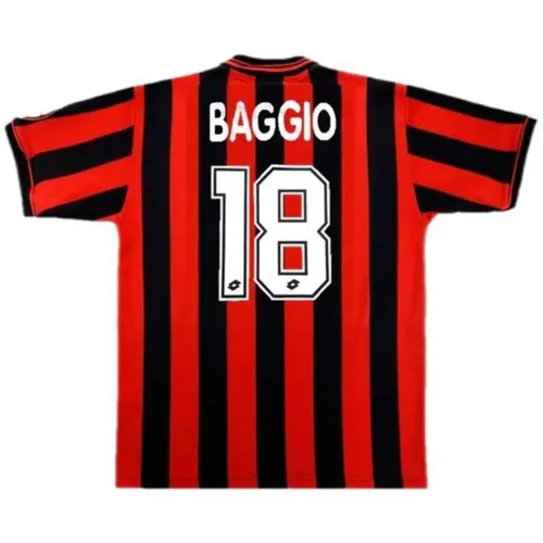 AC Mailand BAGGIO #18 Retro-Heimtrikot 1996/97