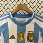 2024 Argentina Home Kid Kits Football Jersey - Image 3