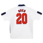 Weißes Retro-Heimtrikot der englischen Nationalmannschaft für die Weltmeisterschaft 1998 - Image 7