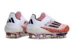 Adidas F50+ Lightstrike Pro Schnürlose FG-Fußballschuhe für festen Untergrund – Weiß/Leopard - Image 2