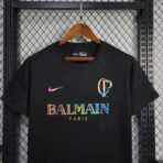 Corinthians BALMAIN 24-25 Casual Reflective Kit Black Shirt Football Jersey - Immagine 3