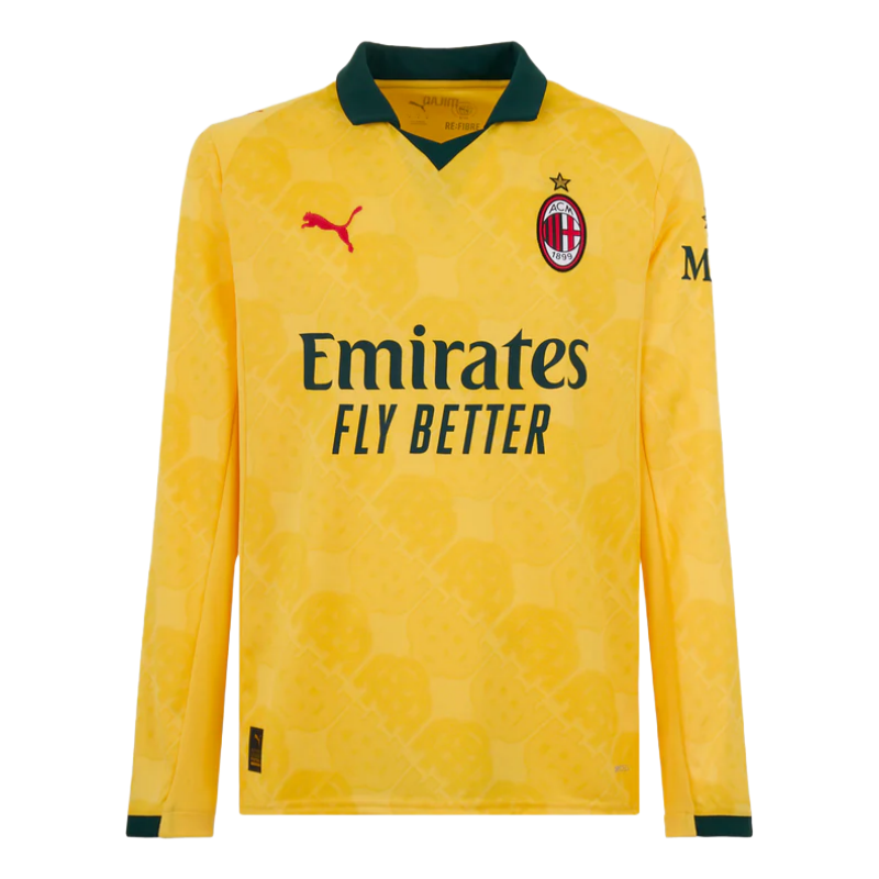 785284-C2201 AC Mailand Auswärts-Drittes-Trikot mit langen Ärmeln 2025–26 Fan-Version - Image 1