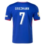 France Home Jersey Euro 2024 MBAPPE #10 GIROUD #9 GRIEZMANN #7 Soccer Apparel - Imagen 4