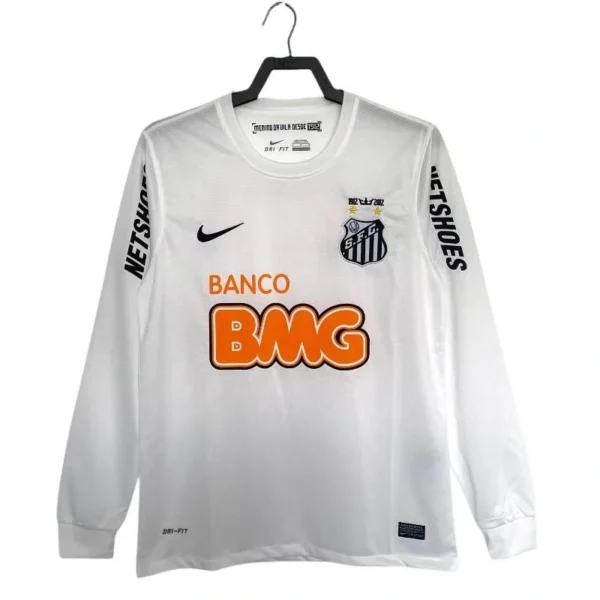 Santos FC Retro-Heimtrikot mit langen Ärmeln 2012–13