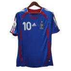 2006 France Zidane #10 Retro Jersey Home World Cup - Immagine 2