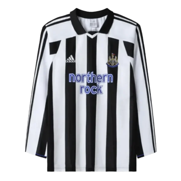 Newcastle United Retro-Trikot mit langen Ärmeln, Heimtrikot 2003/04