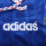 1996 France Retro Jersey Home Euro Cup - Image 4