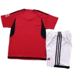 23-24 Kids Manchester United Home Jersey Kit - Image 3