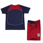 Atlético Madrid Auswärts-Retro-Trikots für Kinder und Jugendliche – Fußballtrikots 04-05 – Bild 2