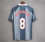 1996 England Retro Soccer Jersey Away Replica Euro Cup - Immagine 5