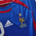 2006 France Zidane #10 Retro Jersey Home World Cup - Immagine 4