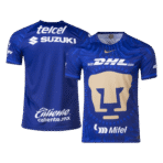 Pumas UNAM Auswärtstrikot Fußball Blau 2025–26 Fan-Version