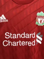 Retro Liverpool FC Home Football Jersey Long Sleeve 2010/2011 - Image 5