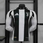 24-25 Juventus Home Soccer Jersey Player Version Long Sleeve - Imagen 7