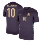 England Away Jersey EURO 2024 RICE #4 KANE #9 BELLINGHAM #10 FODEN #11