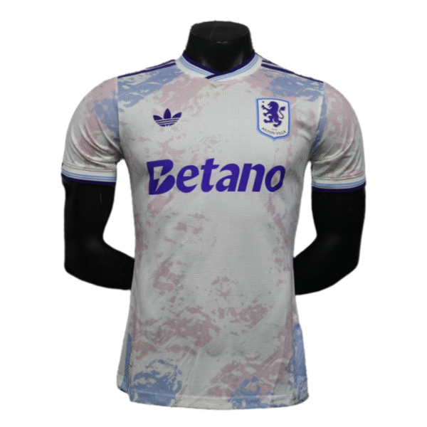 Aston Villa Auswärts-Fußballtrikot 2025/26 – Spielerausführung