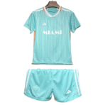 24-25 Inter Miami CF Third Away Soccer Kids Kit Jersey+Shorts - Immagine 3