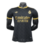 Real Madrid – Schwarzes Fußballtrikot in Sonderausgabe 25-26, Spielerausgabe