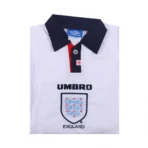 1998 England Retro-Langarmtrikot, Heimtrikot-Replik, Weltmeisterschaft - Image 3