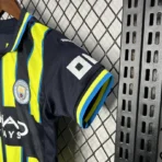 24-25 Manchester City Away Kids Kit Jersey+Shorts - Image 4
