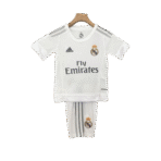 Real Madrid 15-16 Home Retro Kids Kits Children Sets Football Jersey